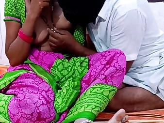 Indian Village Couple Homemade Telugu voice talking Hindquarters style Fuking