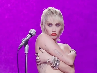 Miley Cyrus rails rigid on BIG BLACK COCK in cowgirl stance - Midnight Sky ROCK-ROCK-HARD-CORE