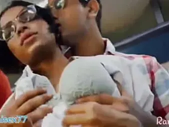 Handsome Indian nubile gets her taut cooter fucked stiff in a running bus