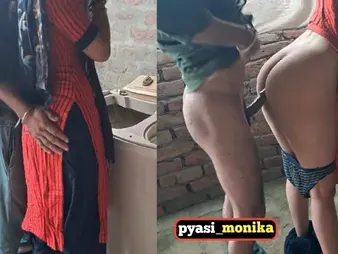Sizzling Indian maid with phat bootie gets pounded rock-hard by her cheating colleague