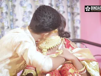 Ady's first-ever time with Indian Bhabhi Bebo - Suhaagraat gets a cum shot on her face