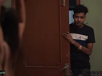 Desi wife Mana gets her traumatic bootie porked apart from her heavy spouse's mate hither front be beneficial to her spouse