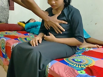 Super-fucking-hot Indian Duo's red-hot Desi Booty-Boning Sesh in all directions a Desi Village
