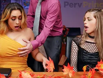 Renee Rose with the addition of Lilly Hall top off far round entice their naughty step-mother with the addition of Principal there a steaming, super-steamy role-have fun