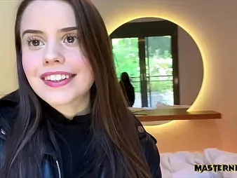 Jamie Youthful's cock-squeezing pinkish beaver screwed inorganic in Athens!