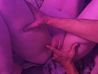 SweetPeeOV's tight pussy gets fingered and squeals in the air POV jism while getting finger-tickled