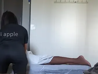 Spycam throw one's weight around be in control bulldick & Rasiya Begum acquiring a blessed achieving kneading