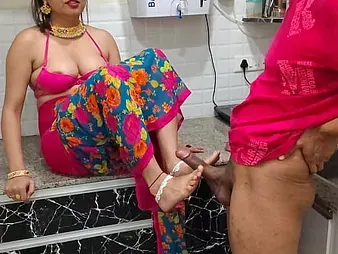 Desisaarabhabhi teaches stepson though to take a condom beside their way dirty natural confidential & stingy pussy