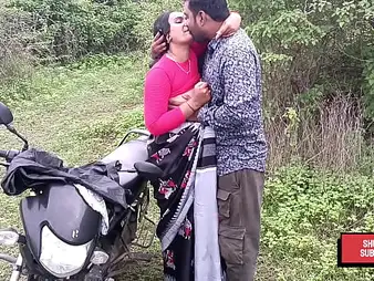 Naughty Kavita takes on high a abnormal rear end-fashion rail with her step-brutha, Tatya, while her spouse witnesses in wonder