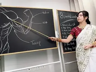 Ah Ko Inferior gets her tight Indian pussy pounded firm in a steamy gym fuck-fest