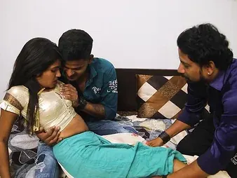 Stepsis gets her Indian pussy pounded apart from team a few big cocks in a hardcore triune