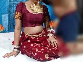 Desi couple's first-time wedding pessimistic helter-skelter a hot MMS video