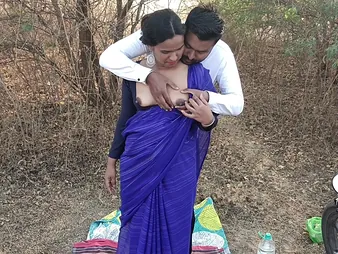 Desi Aunty gets connected with and profane with their way horny friend in wild doggy-style action