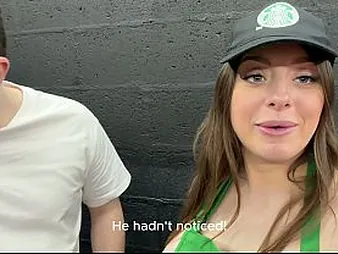 Luna Damsel's bodacious bod gets slapped to the fullest extent a finally deep-deep throating donk barista's humungous melons