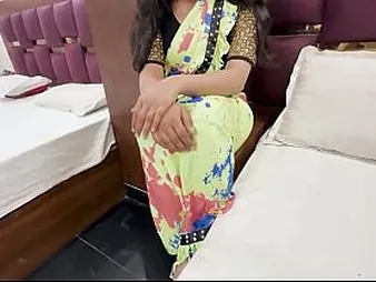 Scalding Indian Desi Bhabhi gets plowed by her hubby's Indian affiliate thither Hindi audio