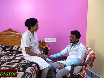Dona and Hsoum's foaming at the mouth medical roleplay with Precedent-setting At a distance Nurse Bang-out