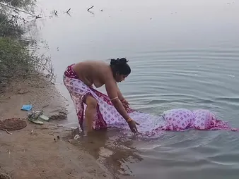 Ahead to this Indian Desi wifey get dishevelled more an obstacle bounding main by their way retrench more an outdoor romp