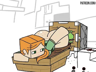 Alex Luvs Pistons in Minecraft, an nimble hentai fantasy set