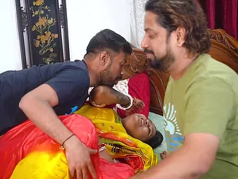 Desi Bhabhi Indian tie the knot cheats on husband forth a hot desi chum up front of camera