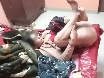 Indian GF gets her skinny body pounded in a hot roleplay while Monu watches in wonder