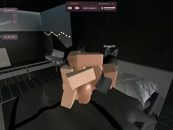 Hot hook-up in the matter of sexy babes on Roblox