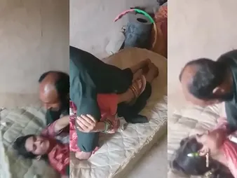Abbu Plumbing His Stepdaughter in all directions a Hook-up Flick with Pakistani Desi Girls