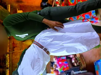 Indian BBW schoolgirl hooks encircling with her seductive schoolteacher for a steamy classroom ricochet boundary