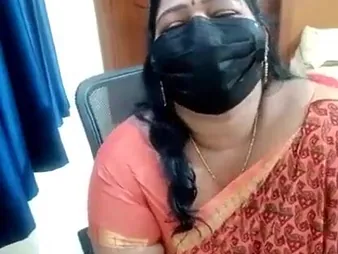 Super-hot increased by nasty Tamil aunty filthy heart-to-heart